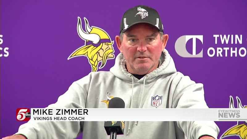 Vikings coach Mike Zimmer still believes strongly in his team after Week 1  loss  5 Eyewitness News