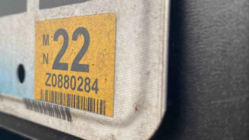 License Plate Tabs Not Being Produced Due To Supply Chain Issues 