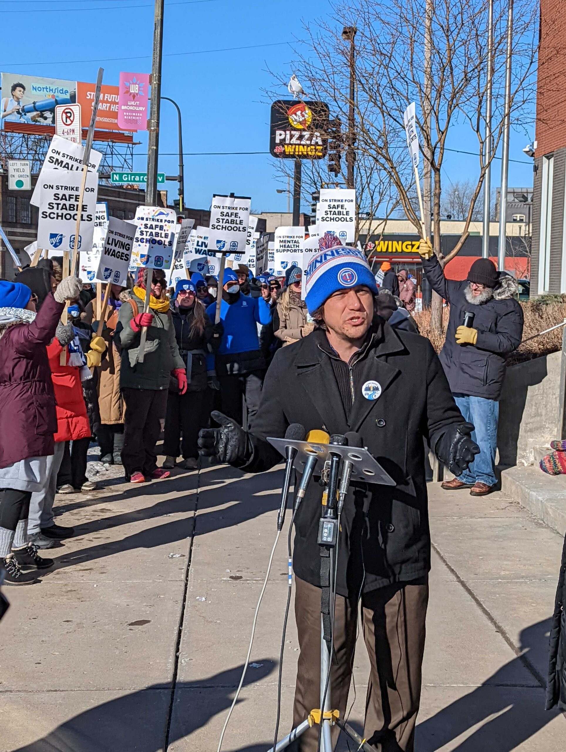 Minneapolis teachers strike for a third day