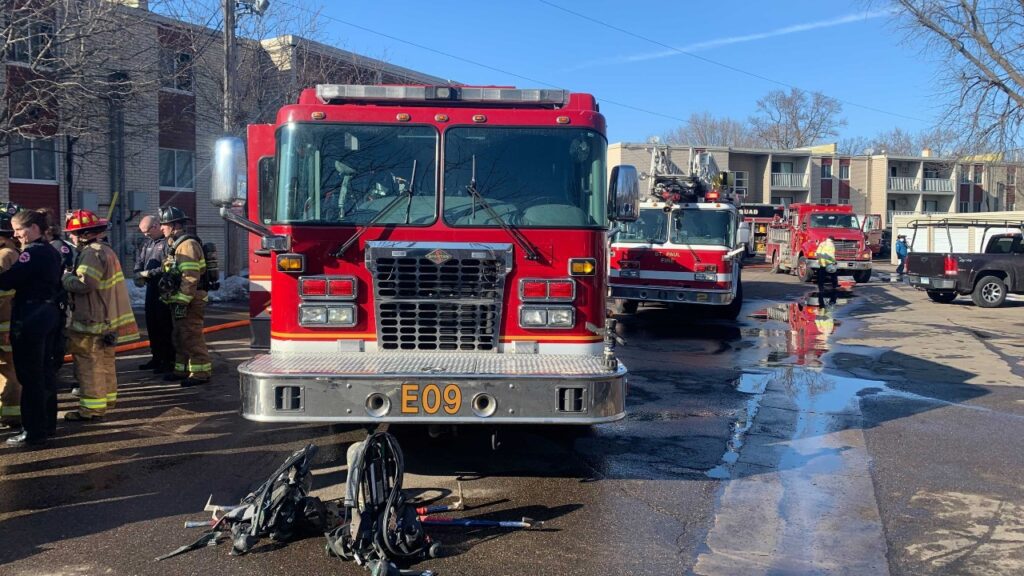 St Paul Apartment Fire Leaves 3 In Hospital 5 Eyewitness News 0752