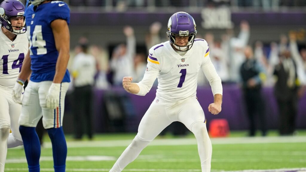 Vikings kicker Joseph named Special Teams Player of the Week