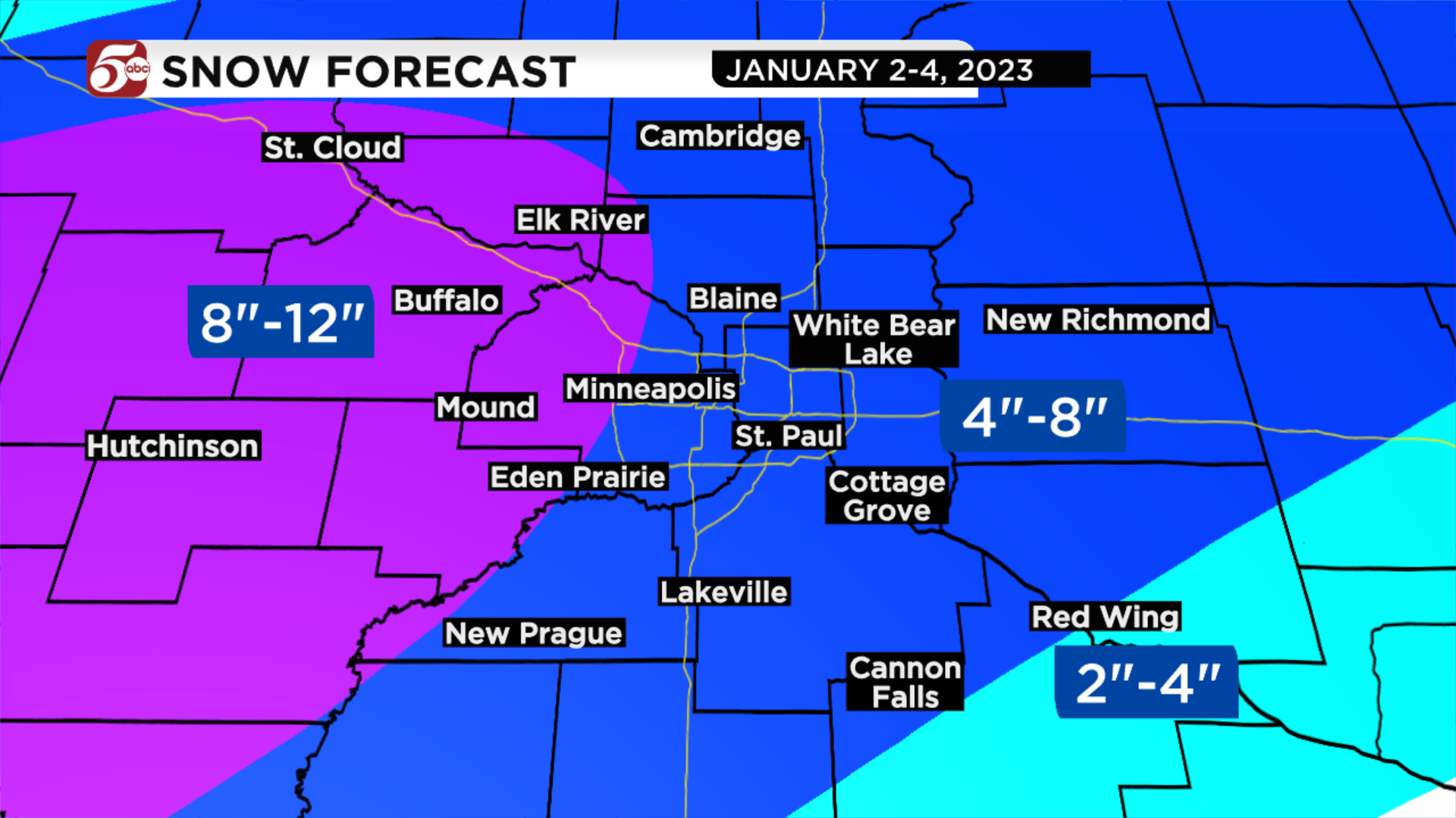 Winter Storm Moves Across Midwest, Minnesota Braces For Snow - KSTP.com ...