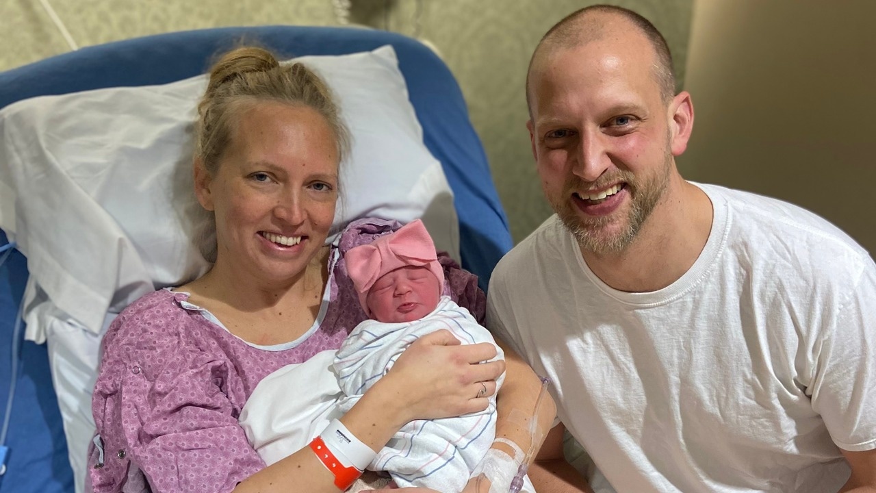 First baby born in 2024 arrives right at midnight