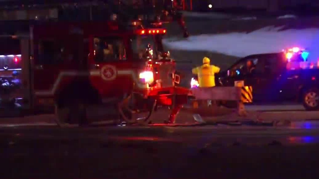 Two hospitalized in 'serious' six-car crash Monday night near Longmont