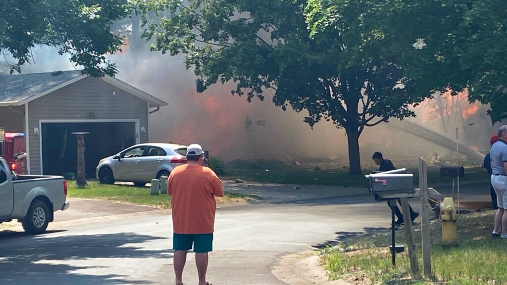 Home explodes in St. Paul neighborhood, one taken to hospital - KVRR Local  News