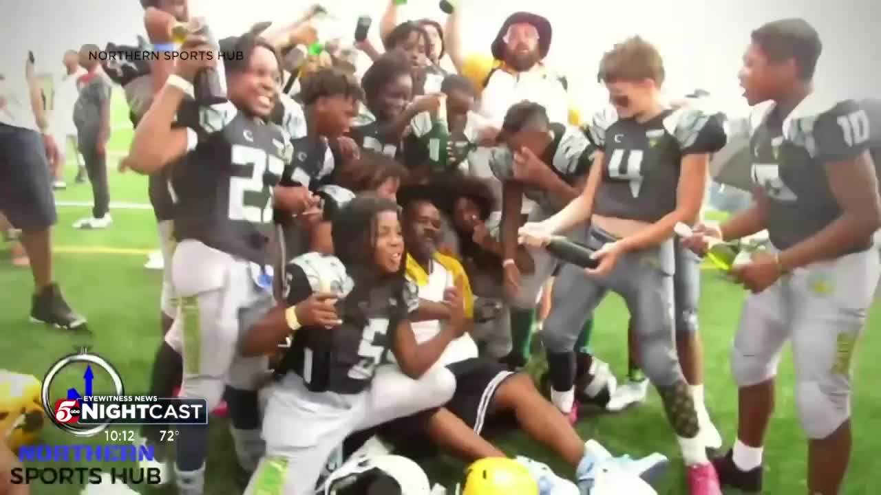 North Minneapolis youth football team celebrating national win