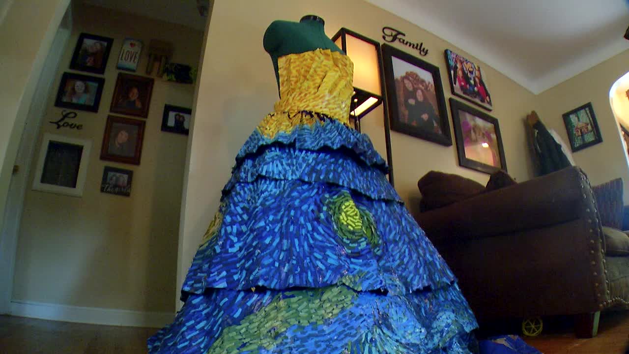 how to make a duct tape prom dress