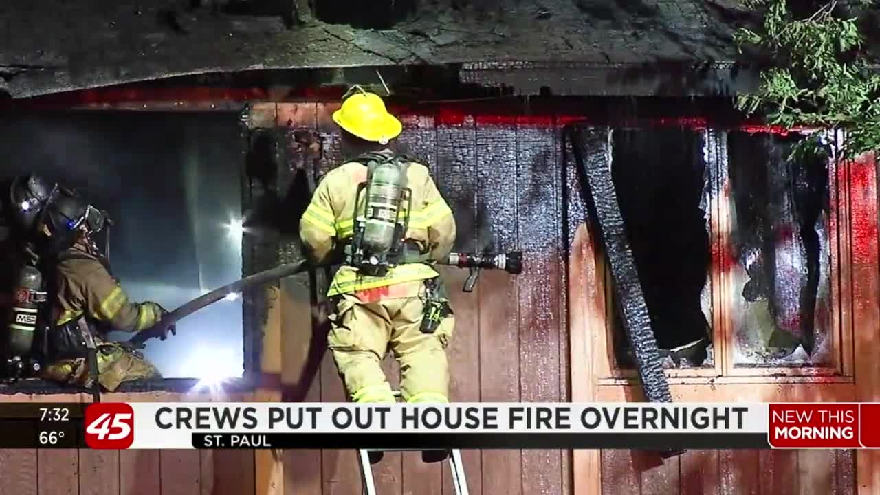 Duplex In St. Paul Destroyed By Fire Overnight