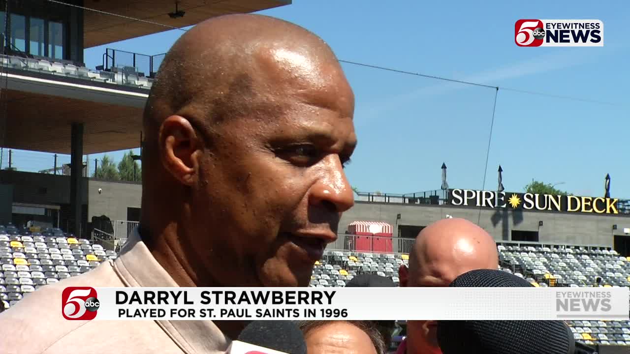 Darryl Strawberry credits Saints, St. Paul fans for returning his