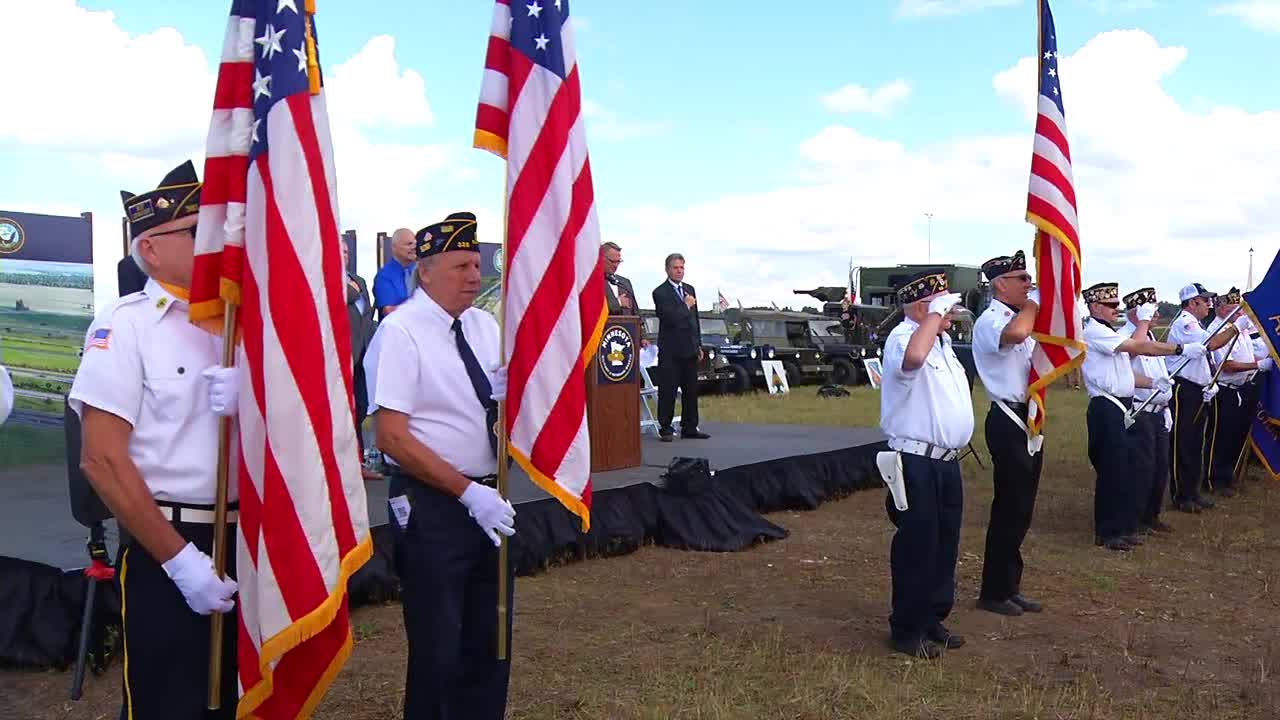 Groundbreaking ceremony for military and veterans museum held at Camp  Ripley -  5 Eyewitness News