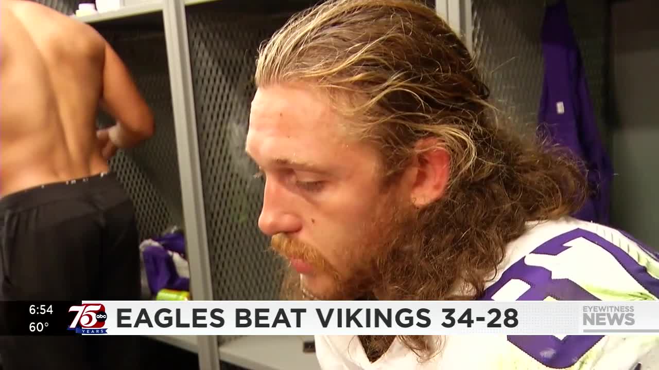 Vikings locker room reaction following Week 2 loss in Philadelphia - KSTP. com 5 Eyewitness News