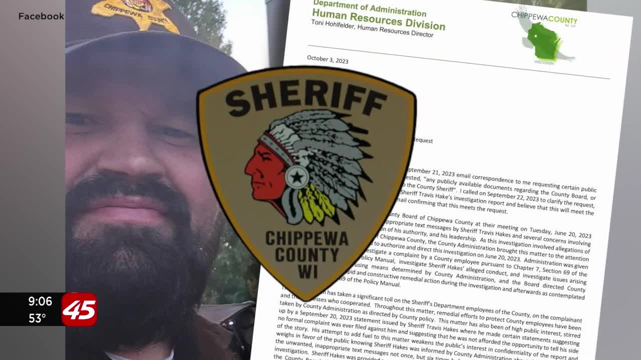 Chippewa County WI sheriff claims inaccuracies in outside