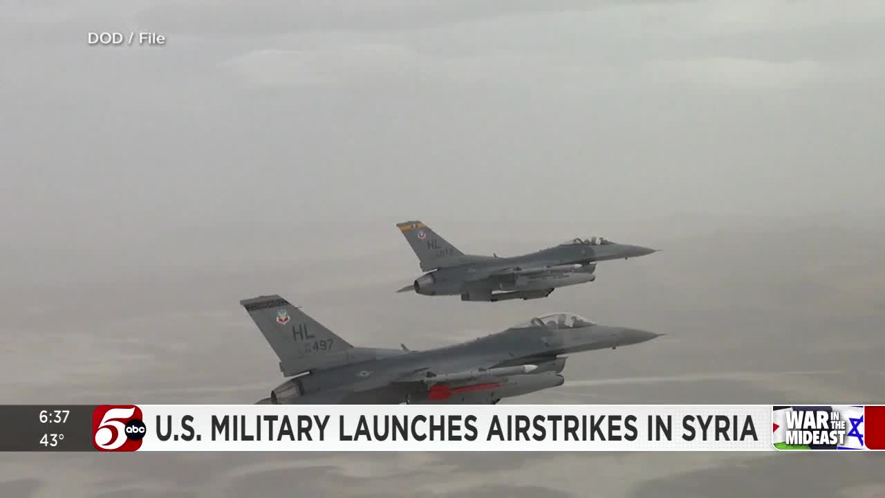 US fighter jets strike Iran-linked sites in Syria in retaliation for  attacks on US troops - KSTP.com 5 Eyewitness News
