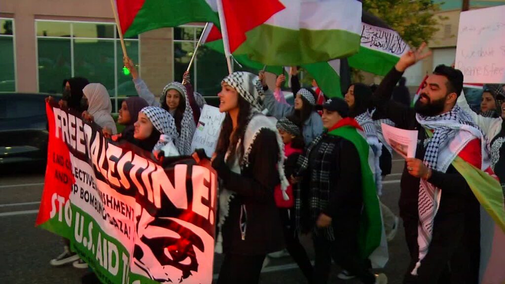 Crowd shows support for Palestine in Minneapolis as Gaza endures