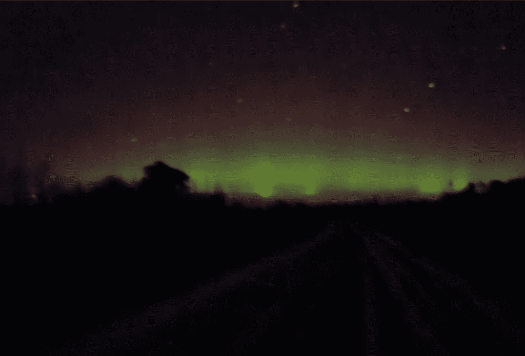 Viewer submitted photo of Aurora Borealis, courtesy of Bridget W. 