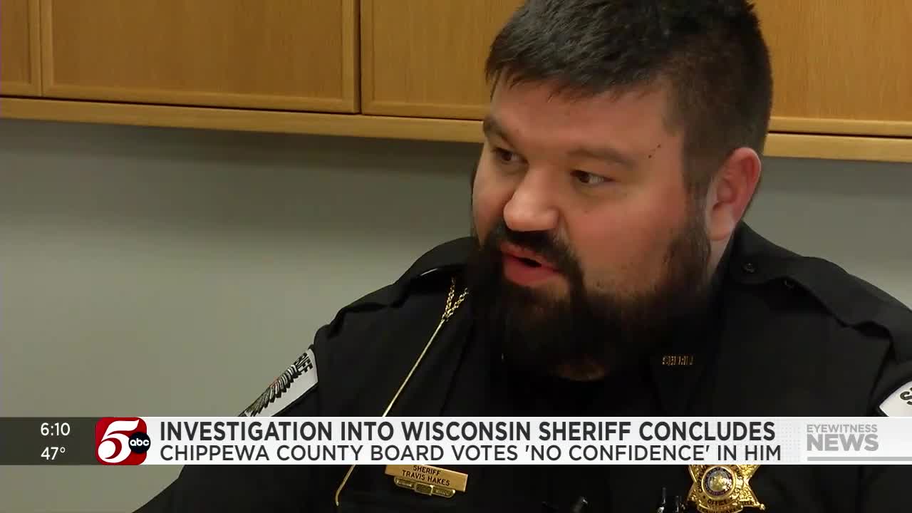 Chippewa County Wisconsin board No confidence in sheriff s