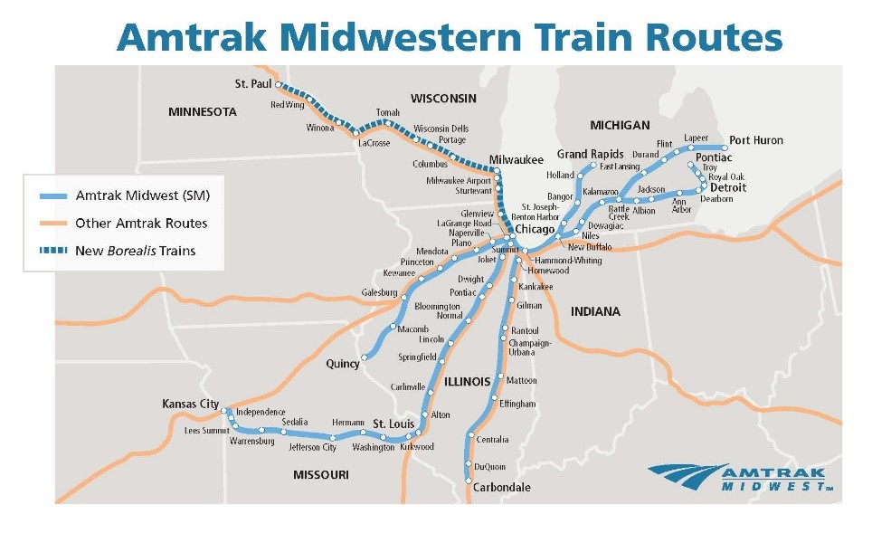 easy amtrak trips from chicago