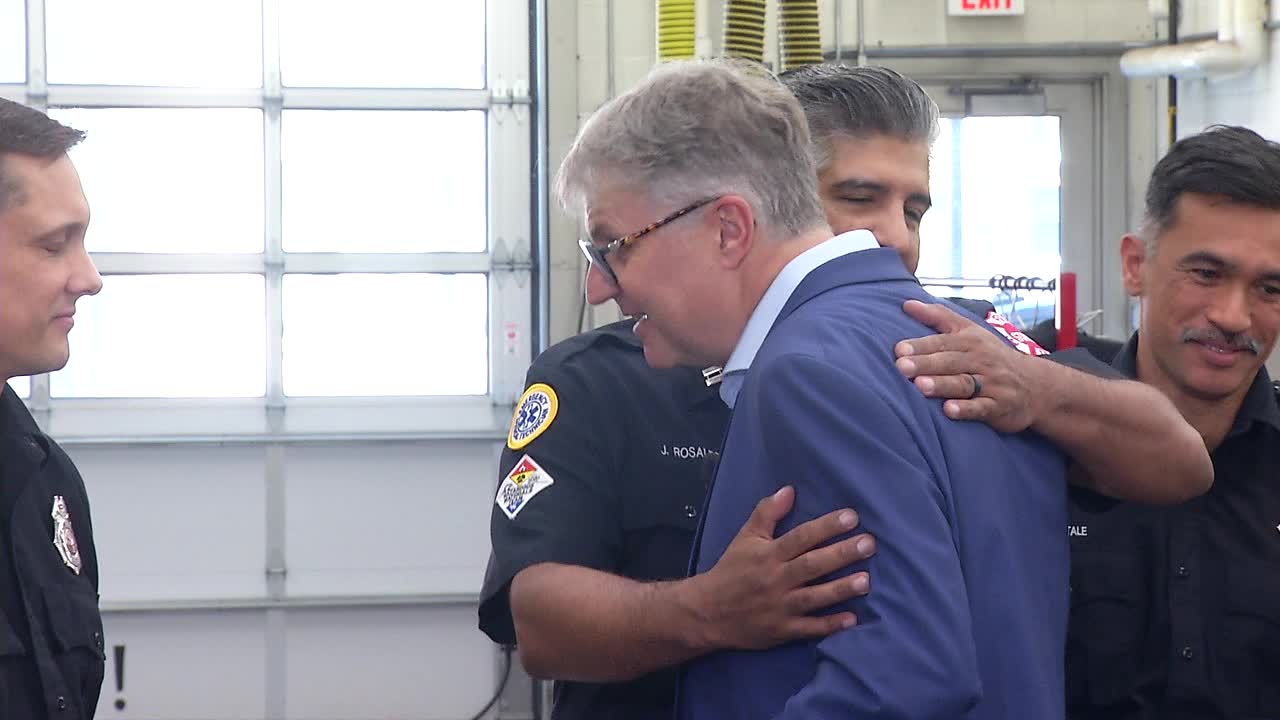 Man reunites with St. Paul first responders after they save his life