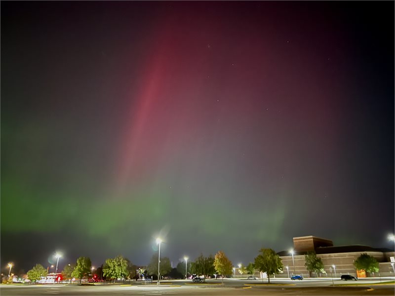 Jim Sandahl Lights over Stillwater Area High School