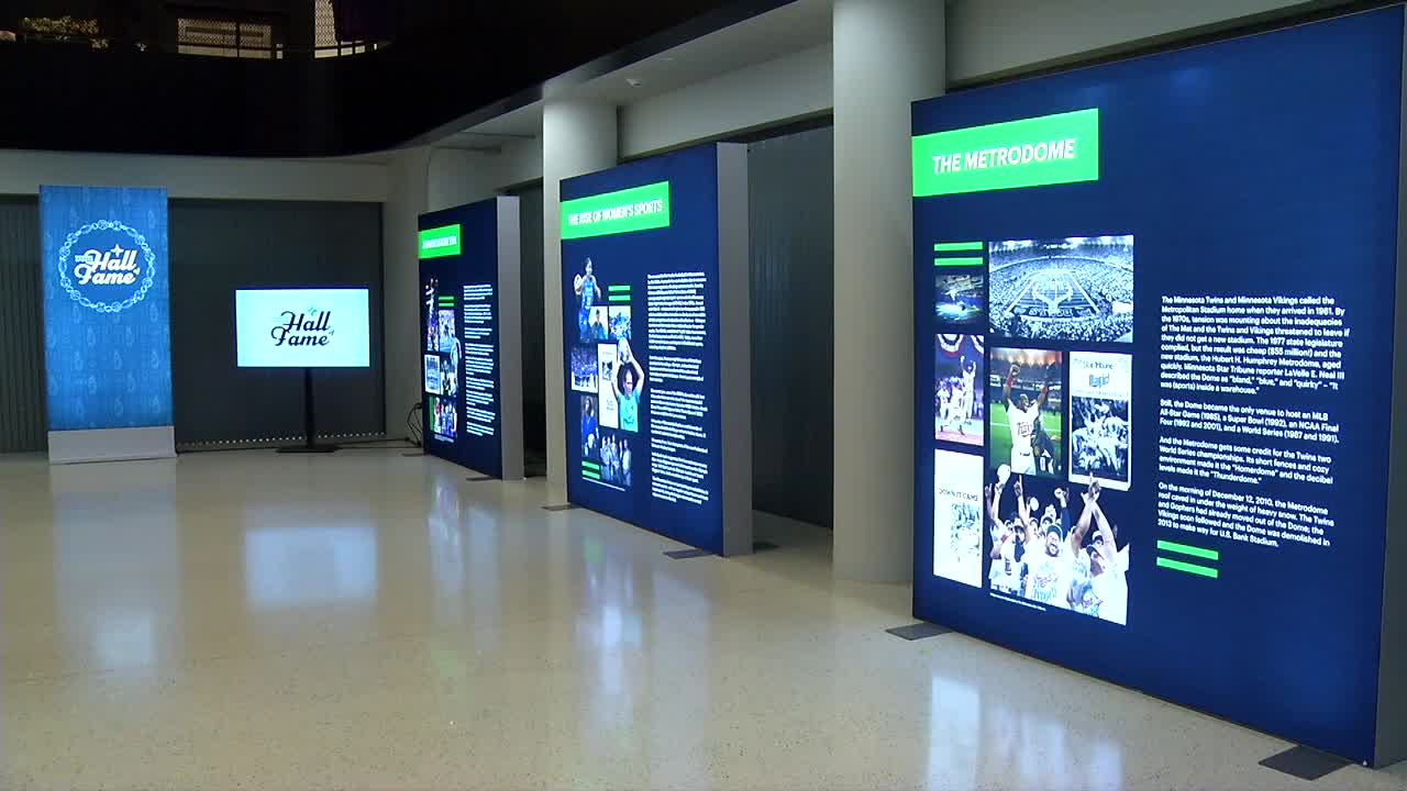 MN Sports Hall of Fame pop up exhibit opens on Nicollet Mall