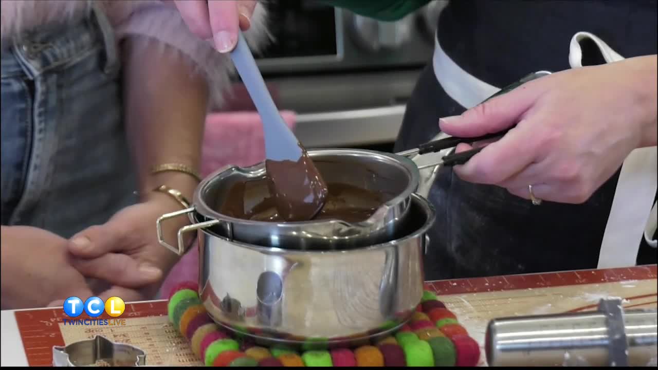 Chocolate Dipped Hazelnut Shortbread Cookies (Gluten-Free)