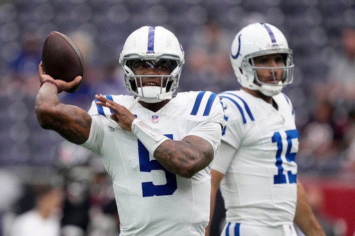 Reports: Colts bench Anthony Richardson to start Joe Flacco at quarterback against Vikings