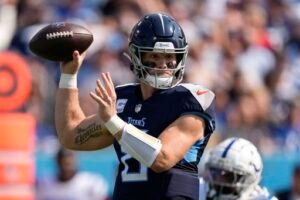 QB Will Levis And The Titans Struggling To Synch Up New Passing Attack ...