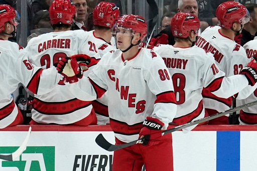 Martin Necas Has Goal And Assist As Hurricanes Cruise To 4-1 Win Over ...