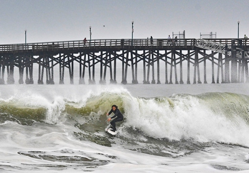 Major Storm Pounds California's Central Coast, Blamed For Man's Death ...